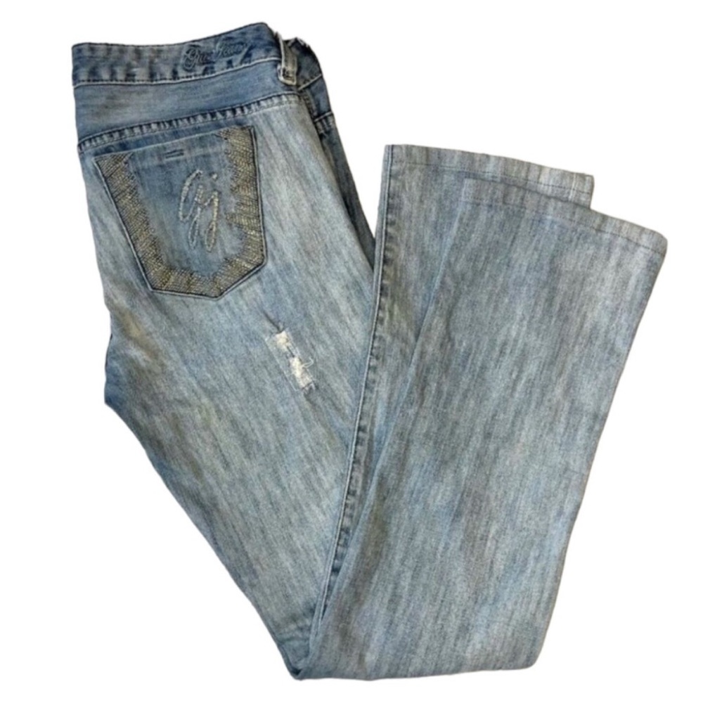 Guess light wash jeans (slim, bootcut)